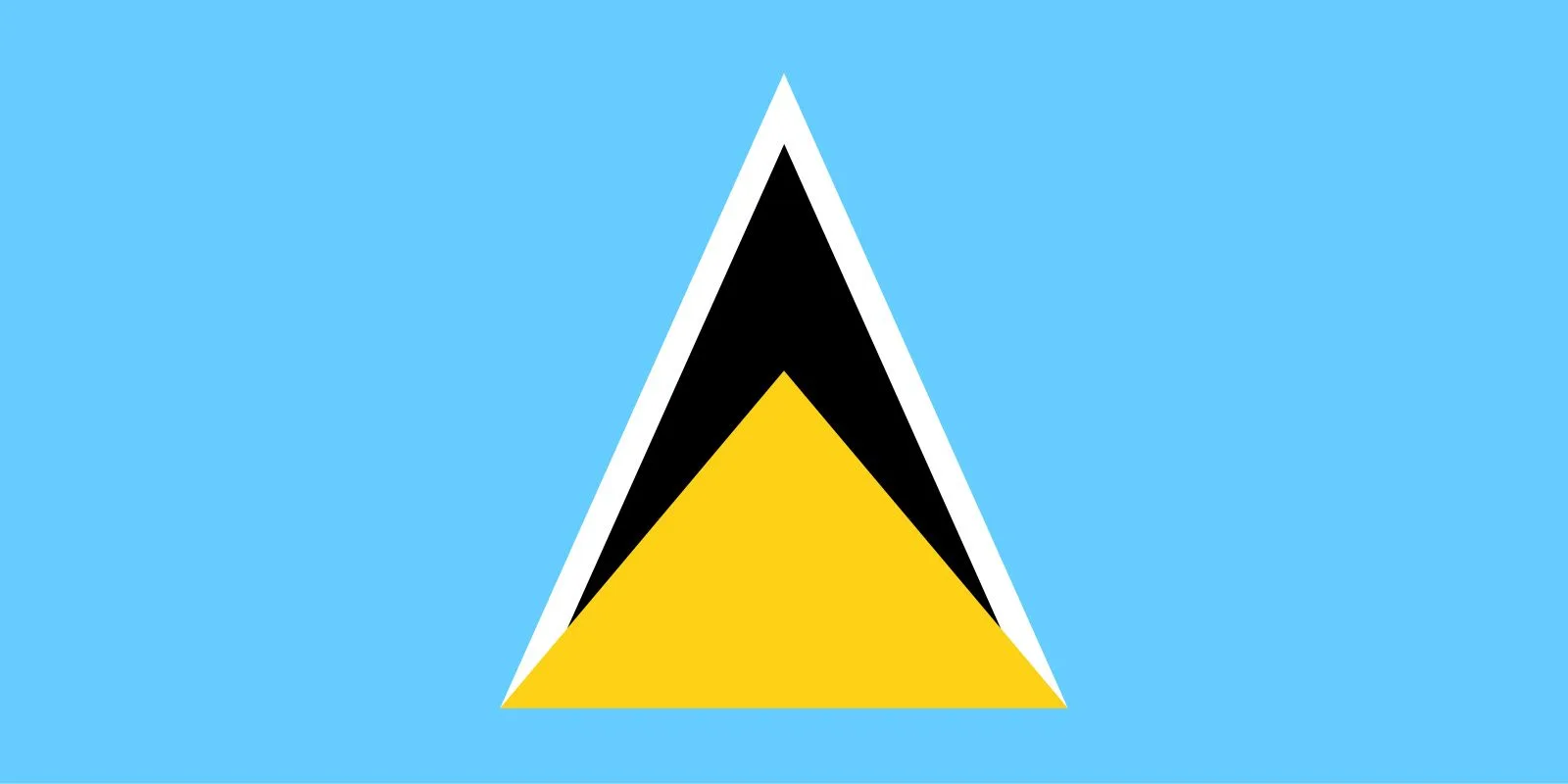 St Lucia flag