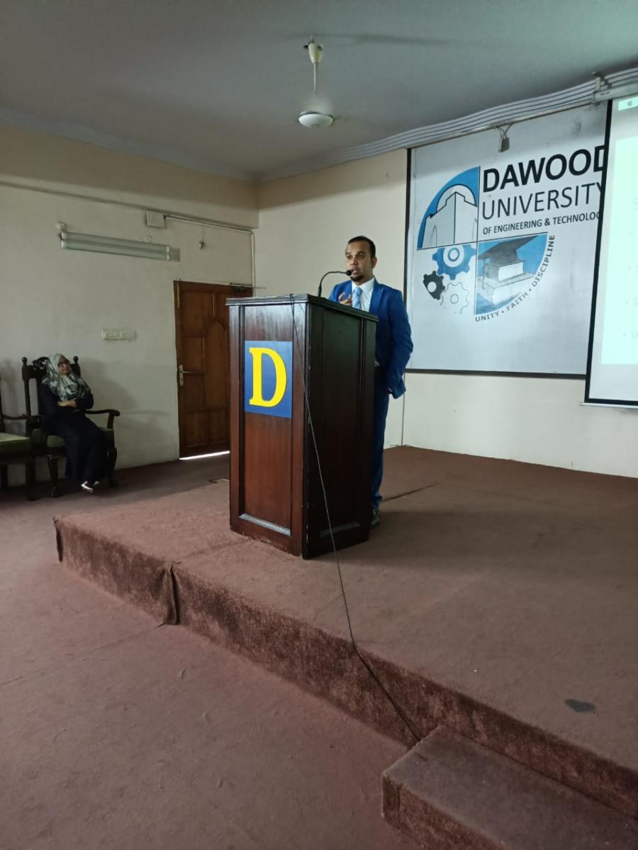 Seminar at Dawood University of Engineering & Technology gallery image 3