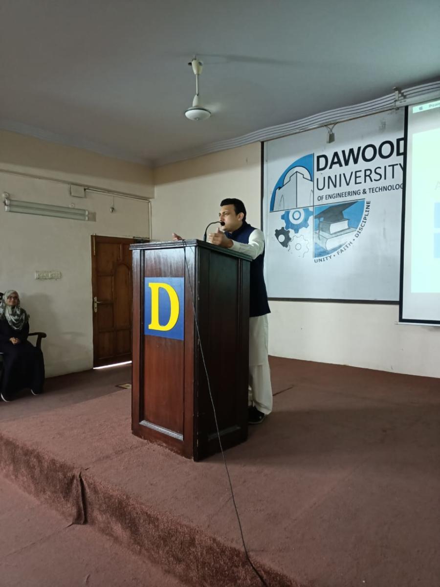 Seminar at Dawood University of Engineering & Technology gallery image 4