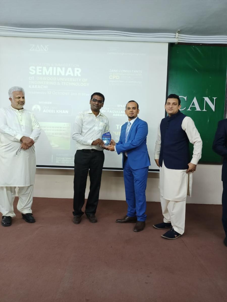 Seminar at Dawood University of Engineering & Technology gallery image 5