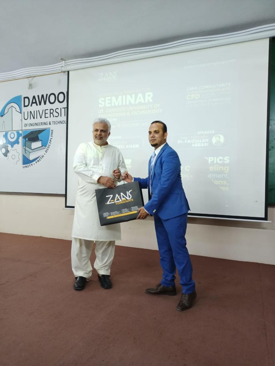 Seminar at Dawood University of Engineering & Technology gallery image 7
