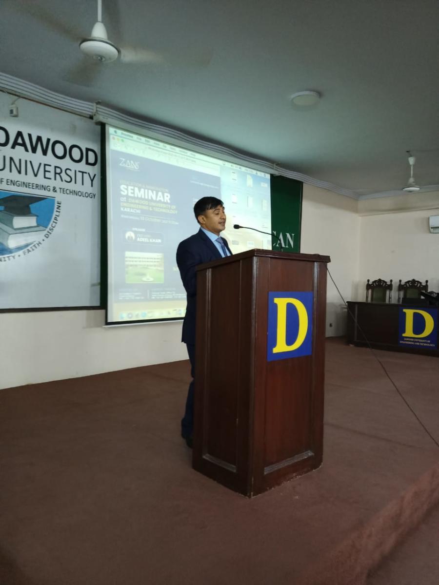 Seminar at Dawood University of Engineering & Technology gallery image 8