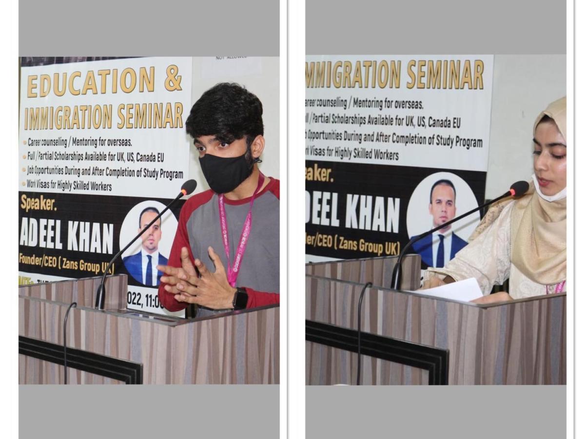 Education & Immigration Seminar at Mehran Engineering University gallery image 4