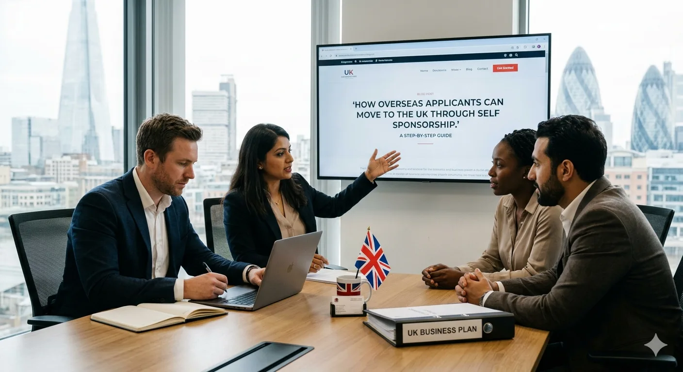 How Overseas Applicants Can Move to the UK Through Self Sponsorship