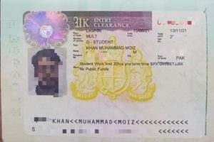 Moiz Khan Visa