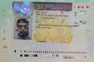 Sarfaraz Visa Copy