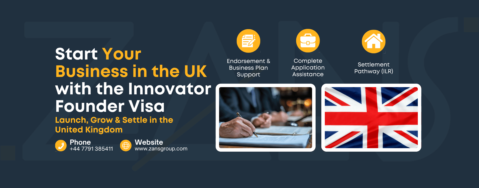 UK Innovator Founder Visa – Business Immigration Guidance by ZANS Consultants